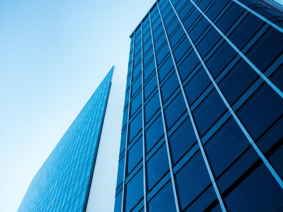 Tinted glass office building in Southern California